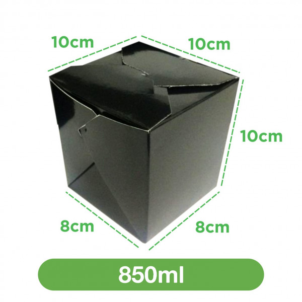 Box 850ml PRETA | 100 unidades