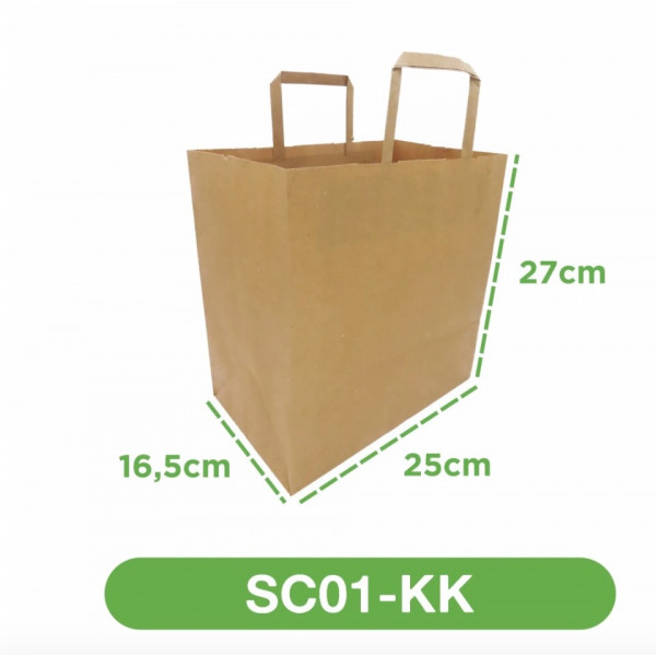 Sacola Kraft Multi Uso - #01 - Personalizada 1000 unidades