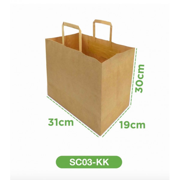 Sacola Kraft Multi Uso - #03 - Personalizada 1000 unidades